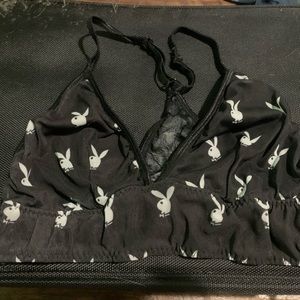 comfy playboy bralette